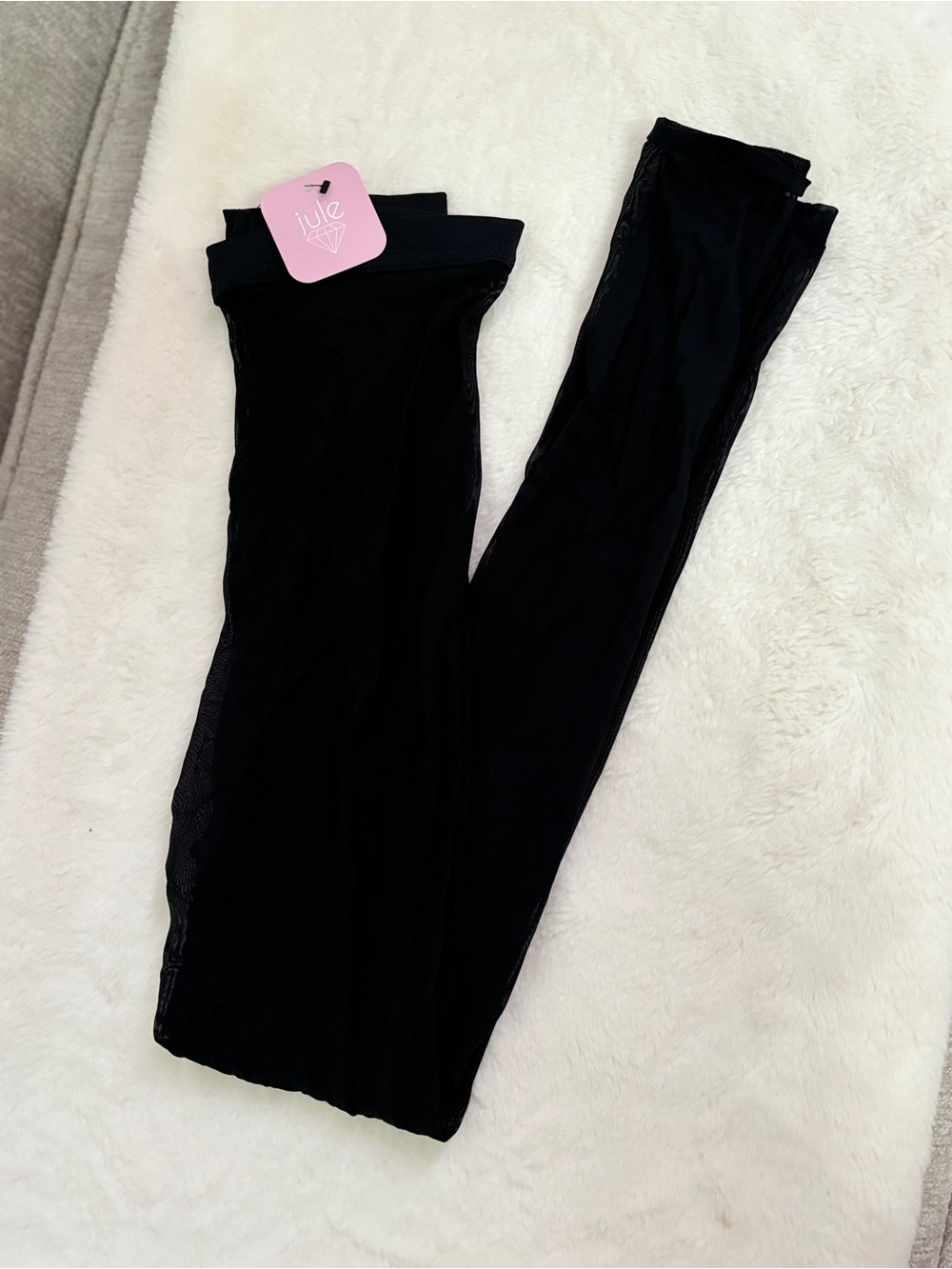 Black Meshies Dance Tights